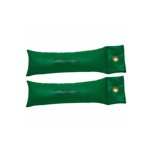 CanDo SoftGrip Hand Weight, 8 lb., Green, 1 Pair